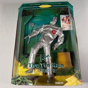 Vintage 1995 Ken Tin Man Wizard of Oz Mattel Collector Doll NIB